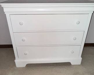 White Dresser- 40"W x 18"D x 34 1/2 T