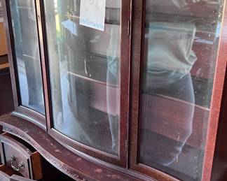Antique Mt. Airey China Cabinet made in Mount Airey, North Carolina 