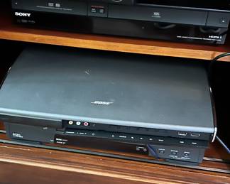 Bose Lifestyles Home Theatre Sound System. V35 w/remote and IPhone/Ipod adapter, subwoofer, satellite speakers (2), calibration tool. 