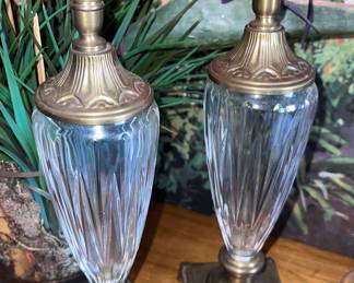 Vintage Brass and Glass Decor
