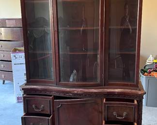 Antique Mount Airey China Cabinet made in Mt. Airey, North Carolina