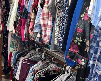 Lots of Men's and Women's Clothing 