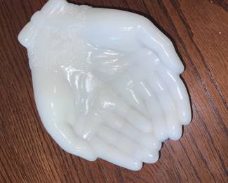 Beautiful Antique Milkglass Ring/Jewelry Dish