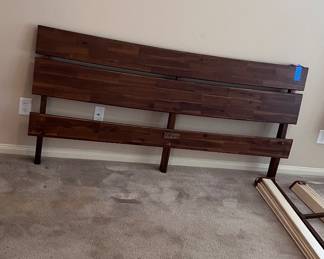 Wooden King size bed frame
