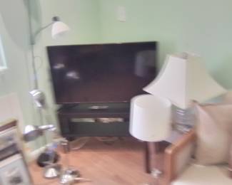 Televisions and lamps