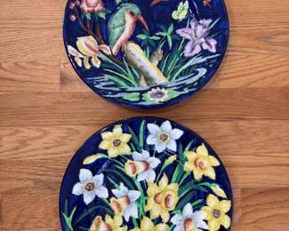 Vintage Maling Pottery Plate