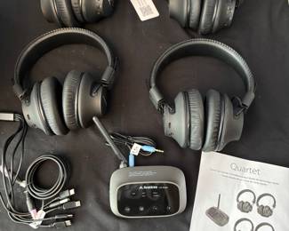Avantree Quartet Silent Disco Headphones Set
