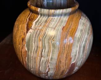 Large Onxy Stone Bowl