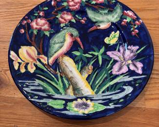 Vintage Maling Pottery Plate
