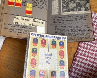 Incredible 1969 Chicago Cubs Baseball Scrapbook