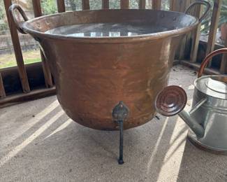 Gorgeous Copper Cauldron 