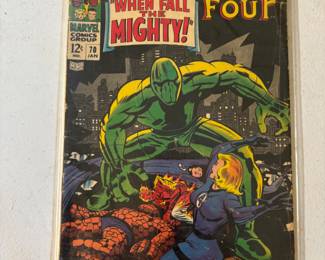 Original Marvel Comic Fantastic Four #70