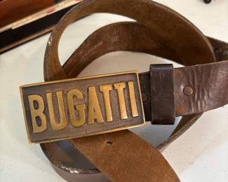 Vintage Bugatti Belt Buckle