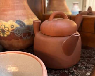 Assorted Vintage handcrafted Peruvian Pottery by Pablo Seminario