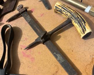 Stag handled compass