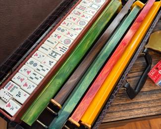 Vintage Mahjong Set