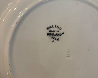 Vintage Maling Pottery Plate
