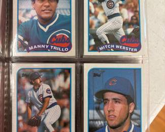Chicago Cubs Baseball Card Collection