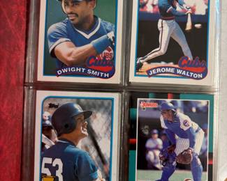 Chicago Cubs Baseball Card Collection