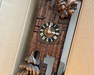 Unique wood clock