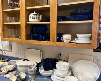 Corelle Dish set and others.