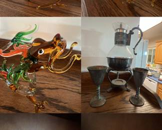 Fine glass animals, vintage glass and more. 
