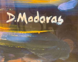 D. Madaras Artist signature