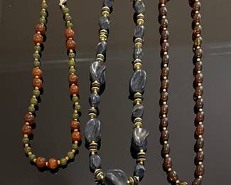 Beaded necklaces vintage