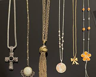 Vintage to modern pendant necklaces