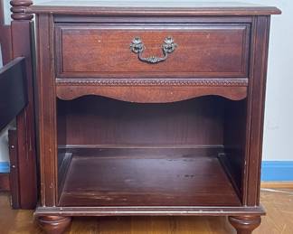 Stanley wood bedside table