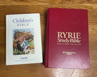 Children's Bible & Ryrie study bible