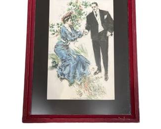 Howard Chandler Christy "Two Lovers" 1909 calendar