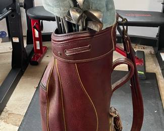 Vintage golf clubs