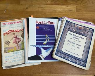 Various sheet music