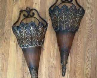 Cuttermill metal wall baskets
