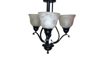 3 arm chandelier