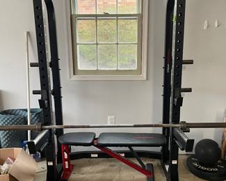 WeiderPro squat & bench rack