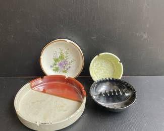 Vintage ashtrays