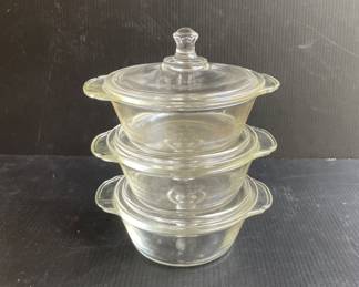 Vintage FireKing dish with lid