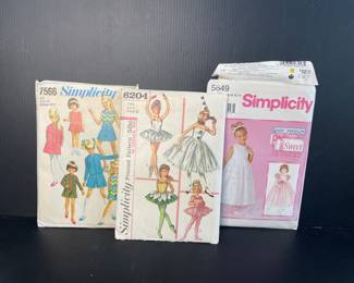 Vintage Simplicity sewing patterns