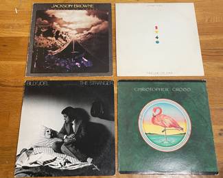 Vtg Albums: Billy Joel, Elton John, Christopher Cross, Jackson Browne