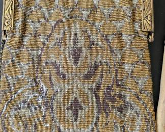 antique beaded purse