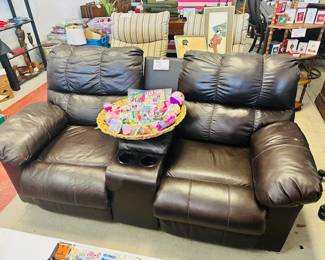 Leather recliners 
