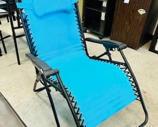 Blue Lounge Chair 