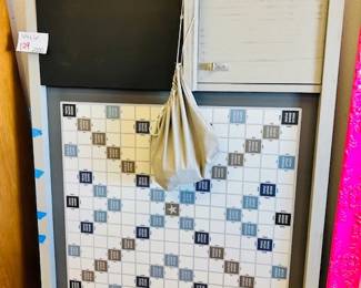 Scrabble table- life size 