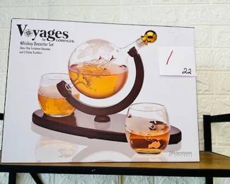 Whiskey decanter set 
