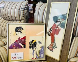 Pair of oriental art 
