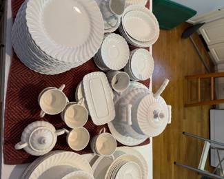 Johnson Brothers white dishes