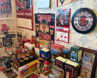 Vintage sports collectables 