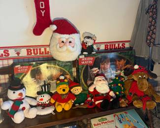 Bench and Christmas goodies